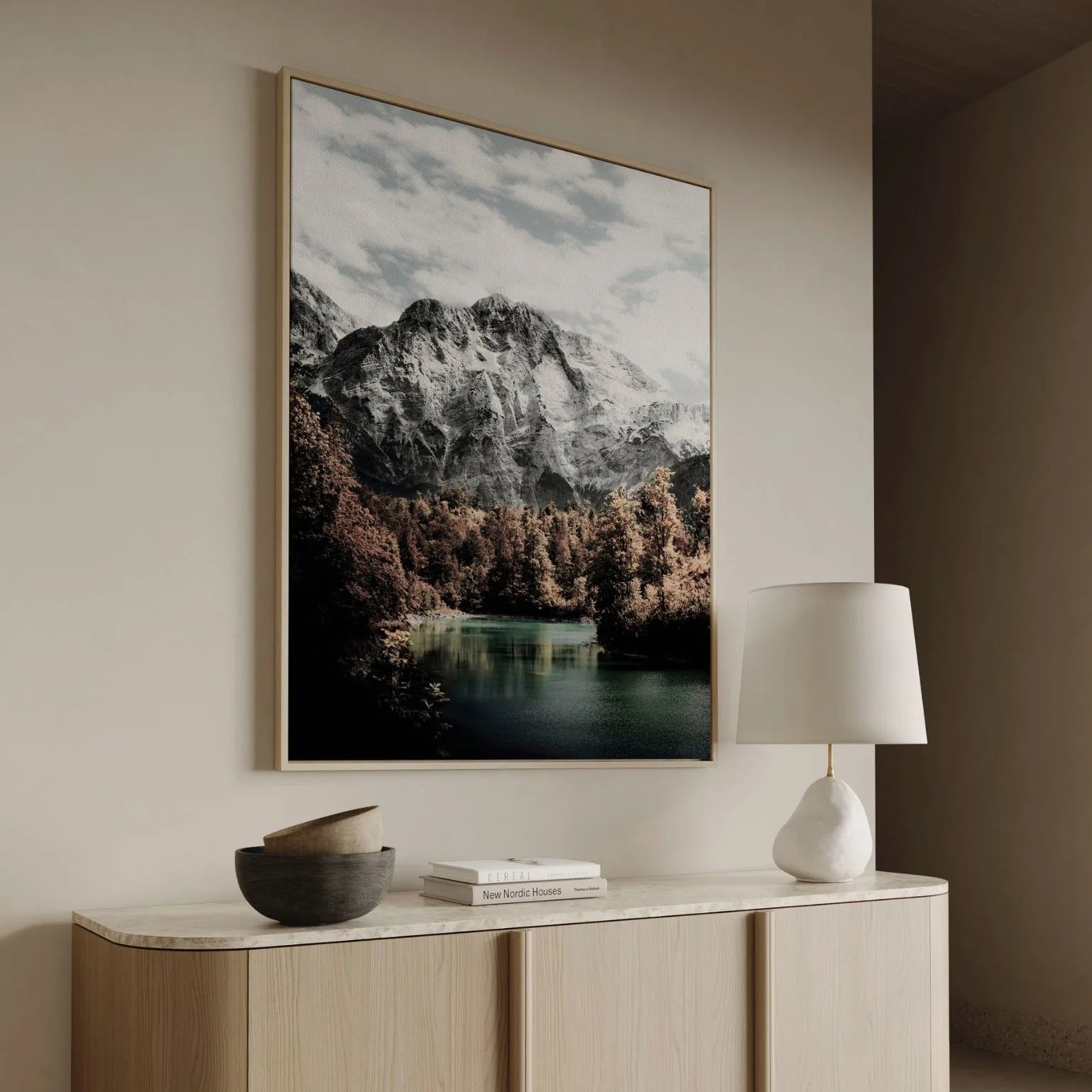 Toile encadrée - Force de la montagne