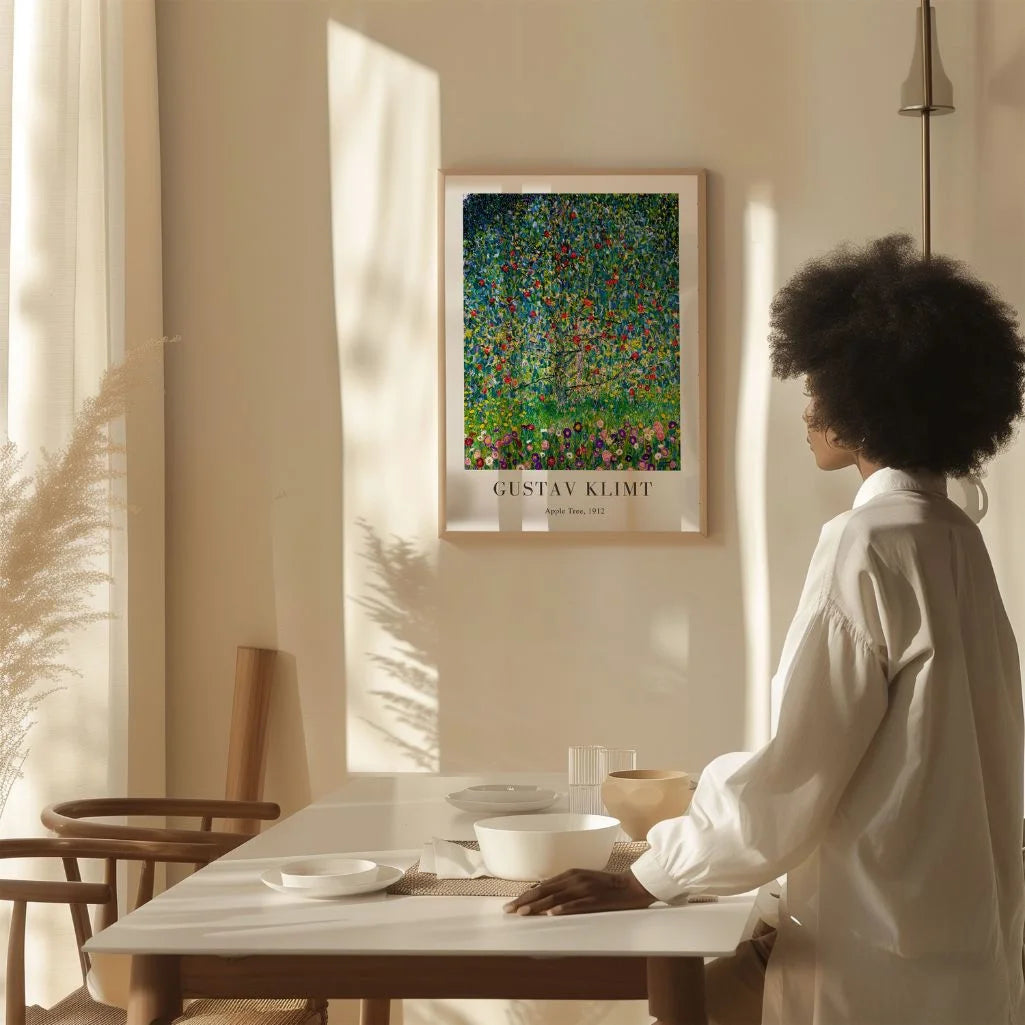 Gustav Klimt Apple Tree Poster