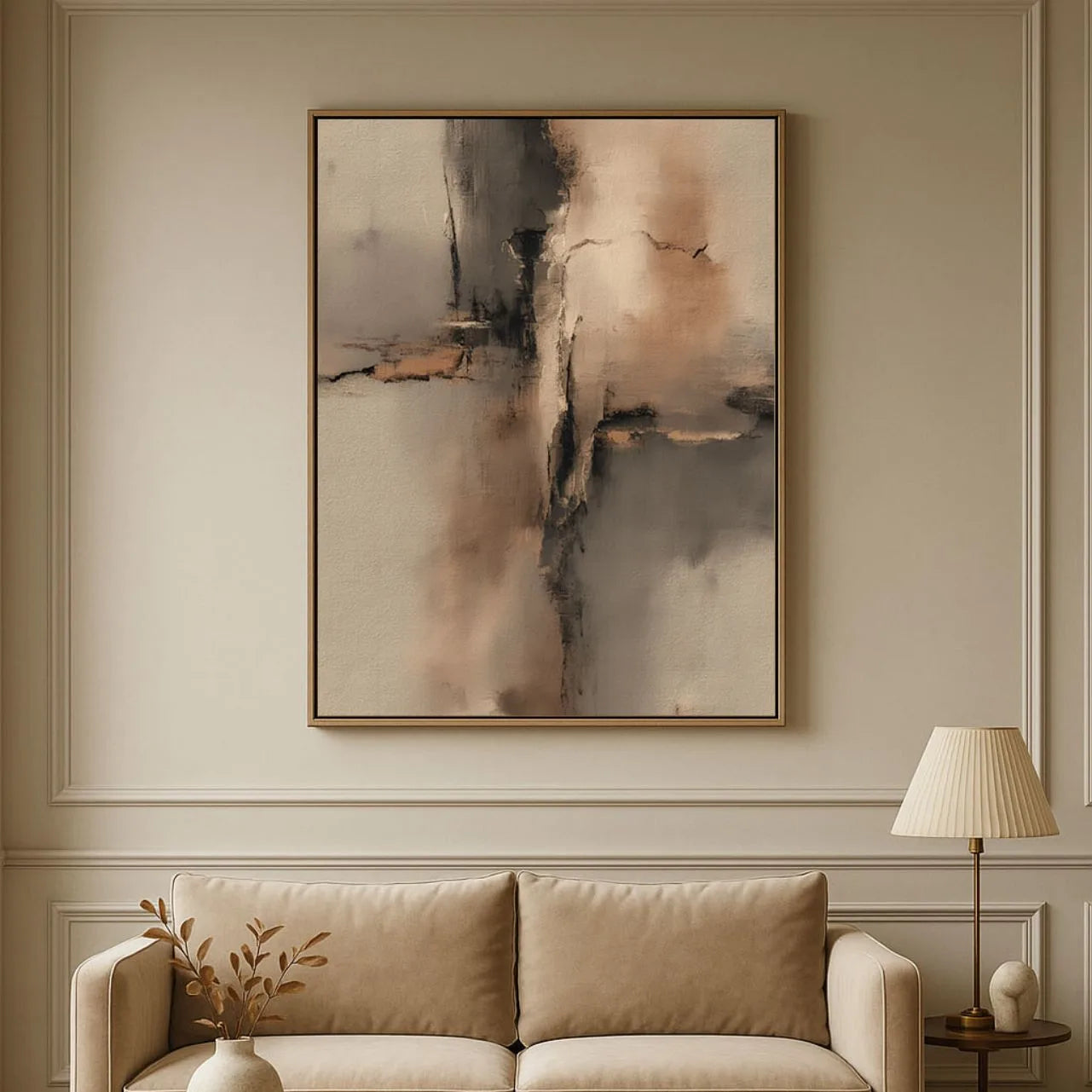 Toile encadrée – Touche de nature