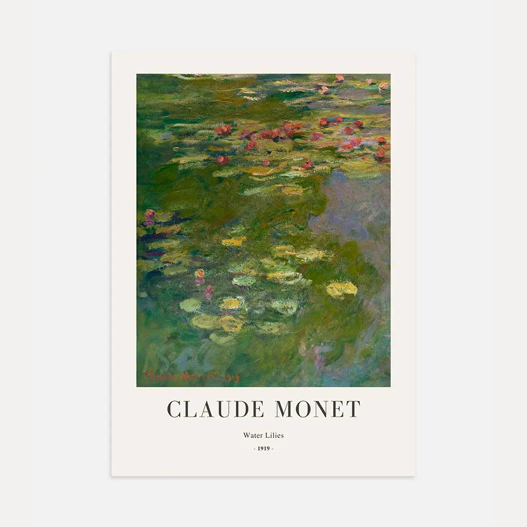 Claude Monet – Ninfee Poster 1919