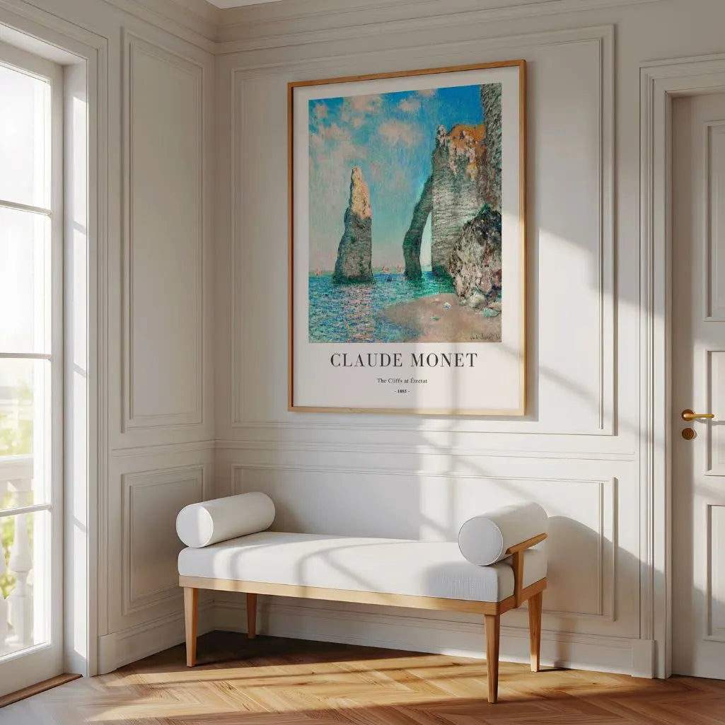 Claude Monet Poster – Klippen von Étretat