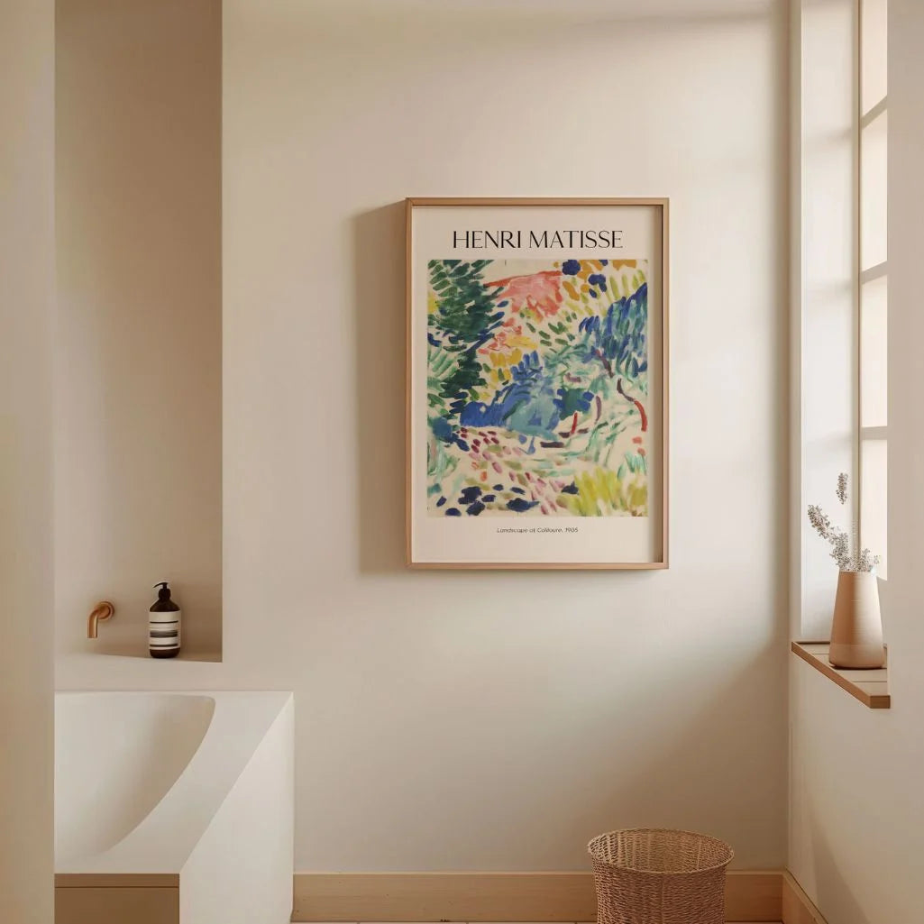 Henri Matisse Affiche – Paysage à Collioure