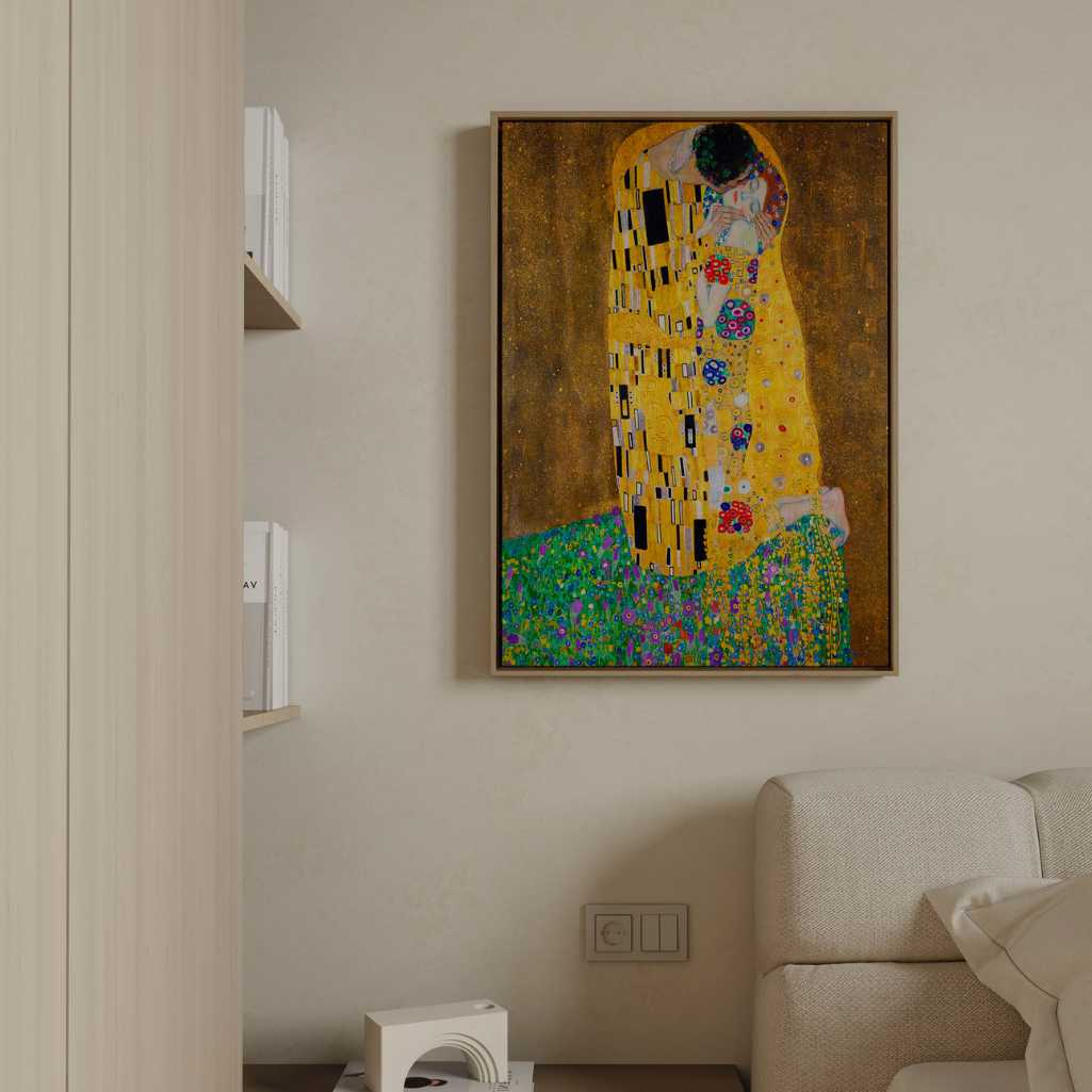 Toile encadrée – Le Baiser