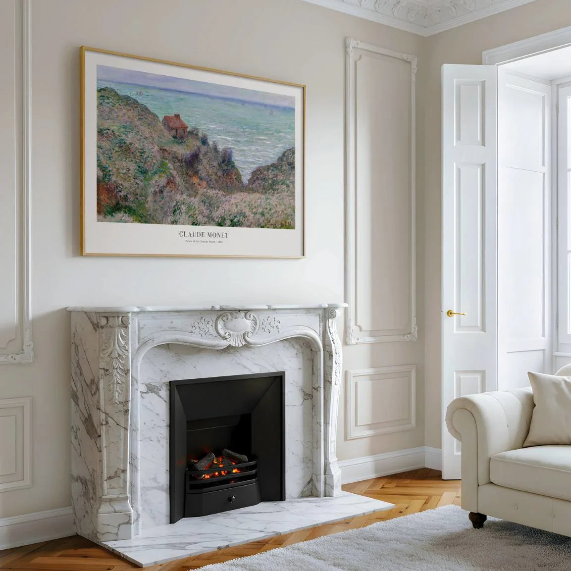 Affiche Claude Monet – Cabane des douaniers