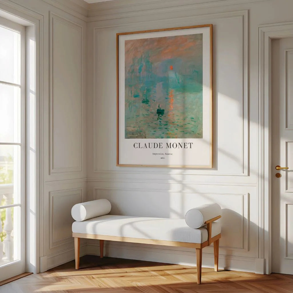 Claude Monet – Impressione, levar del sole Poster