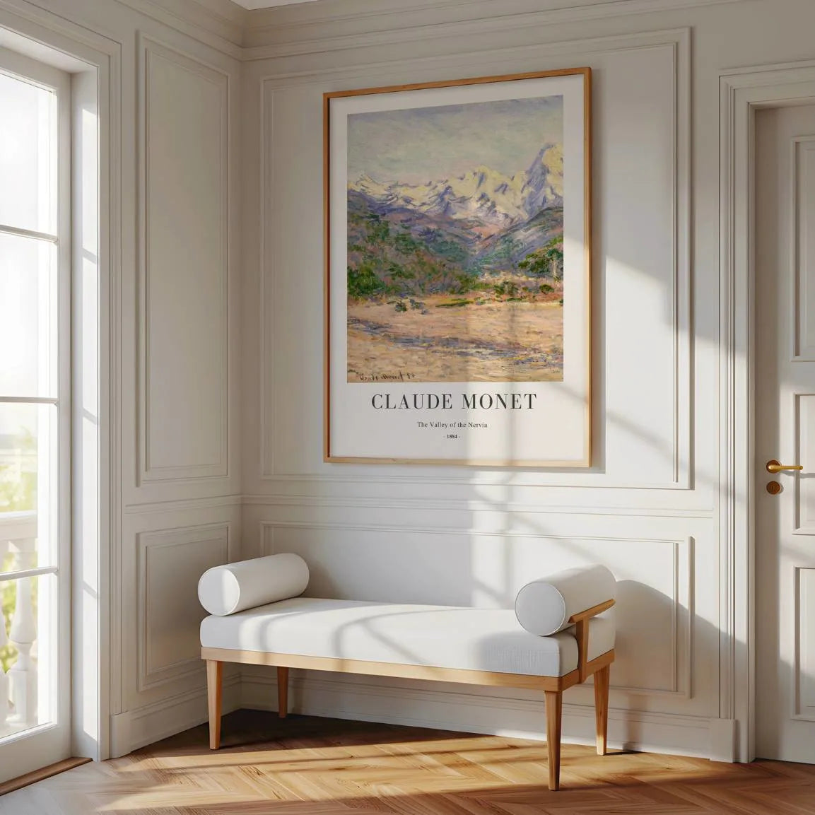 Monet The Valley of the Nervia Poster