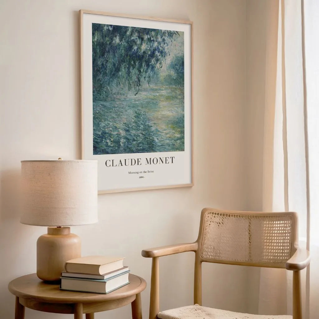 Claude Monet – Mattino sulla Senna (1898) Poster