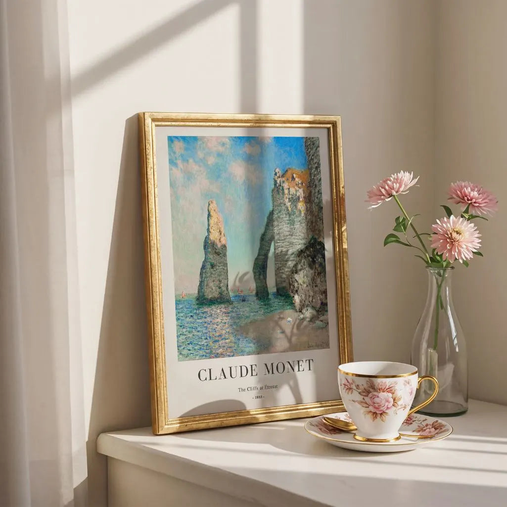 Claude Monet Poster – Klippen von Étretat