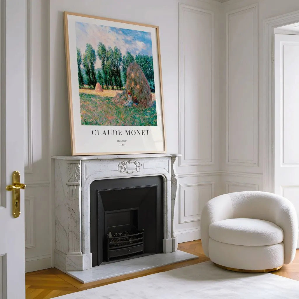 Claude Monet – Meules Affiche
