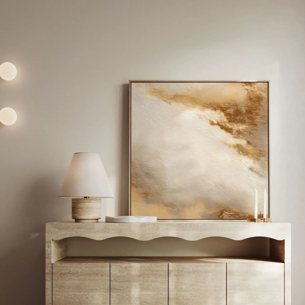 Toile encadrée – Souffle de sable