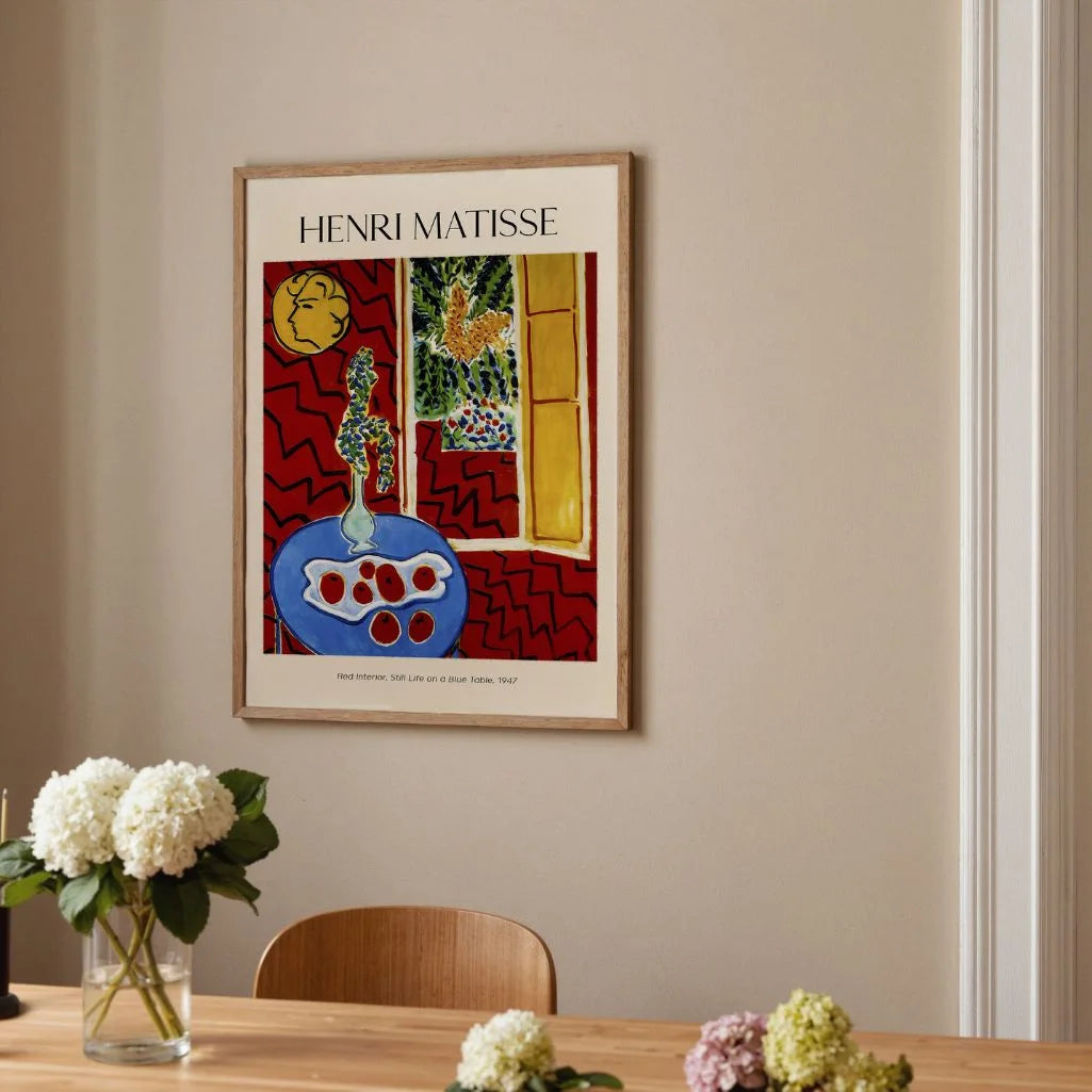 Henri Matisse Poster – Rotes Interieur, 1947
