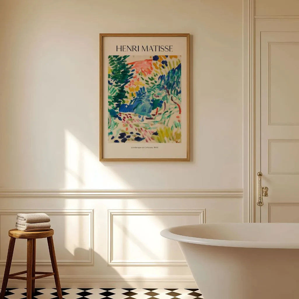 Henri Matisse Affiche – Paysage à Collioure
