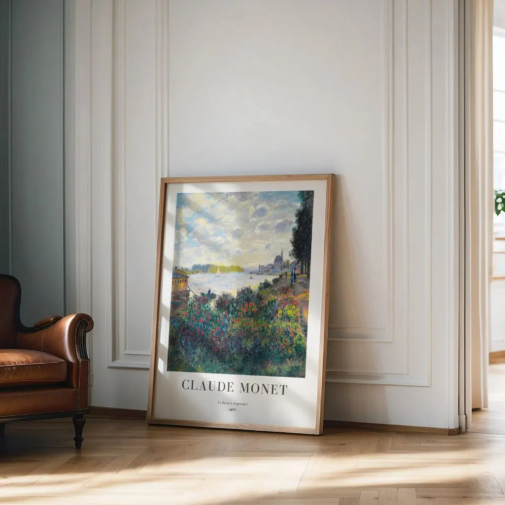 Claude Monet – La Senna ad Argenteuil (1877) Poster