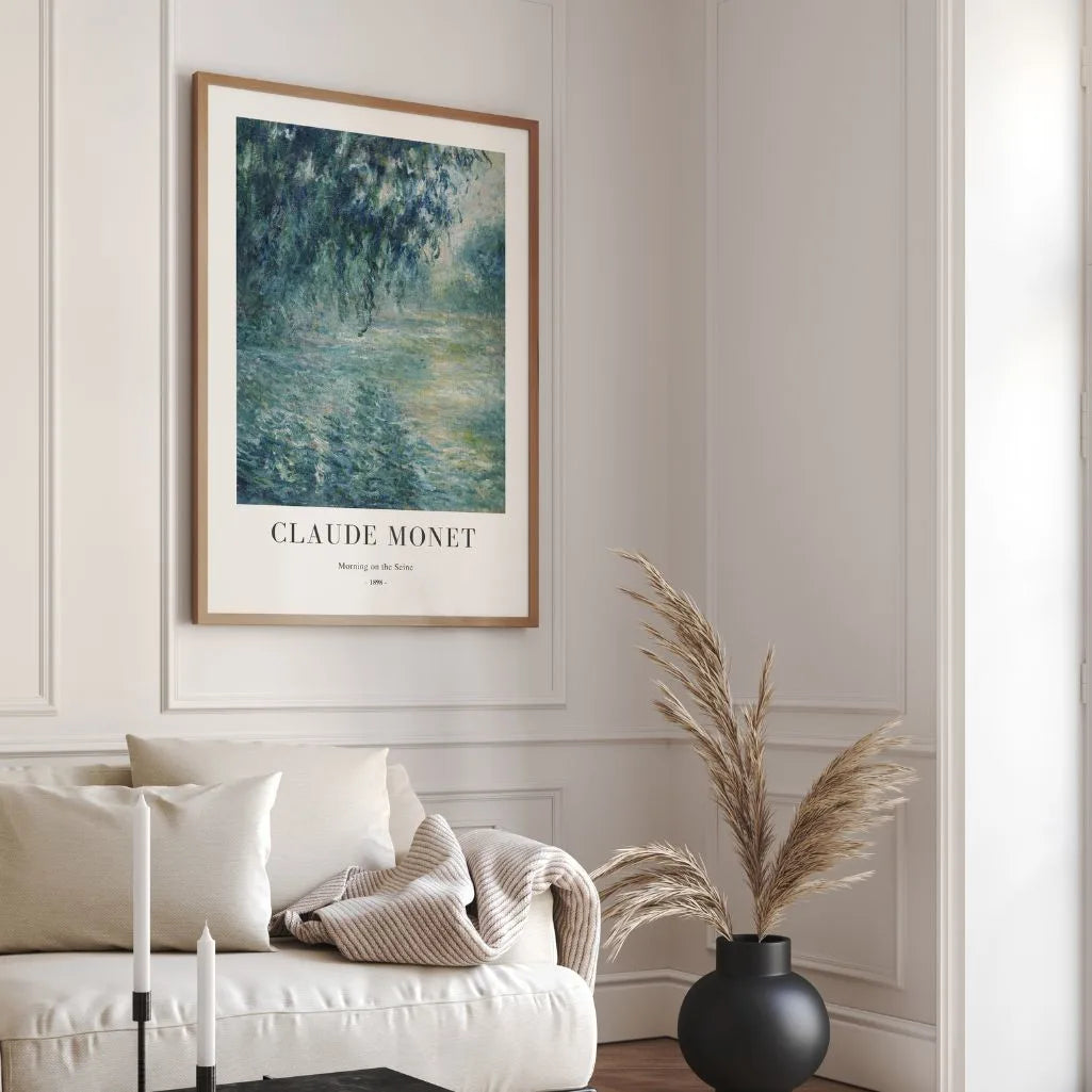 Claude Monet – Mattino sulla Senna (1898) Poster