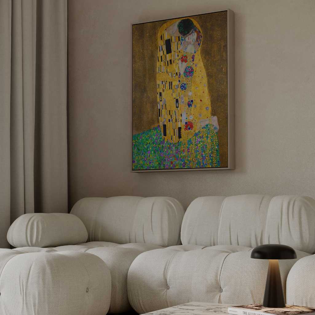 Toile encadrée – Le Baiser