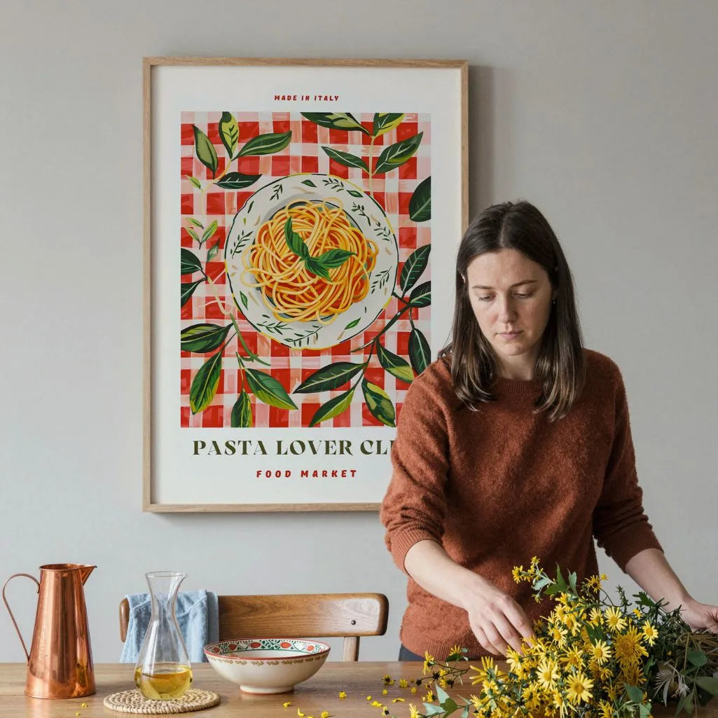 Italienisches Pasta Poster