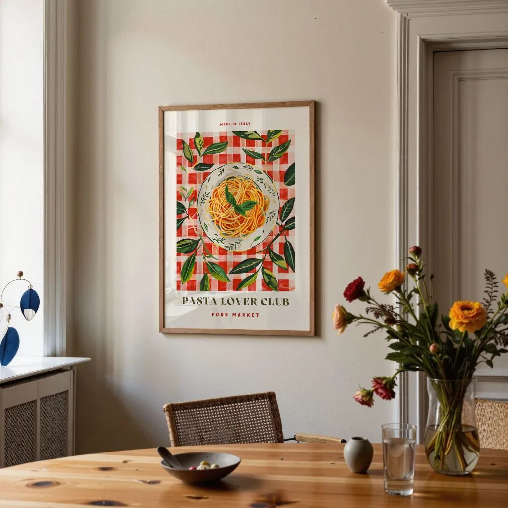 Italienisches Pasta Poster