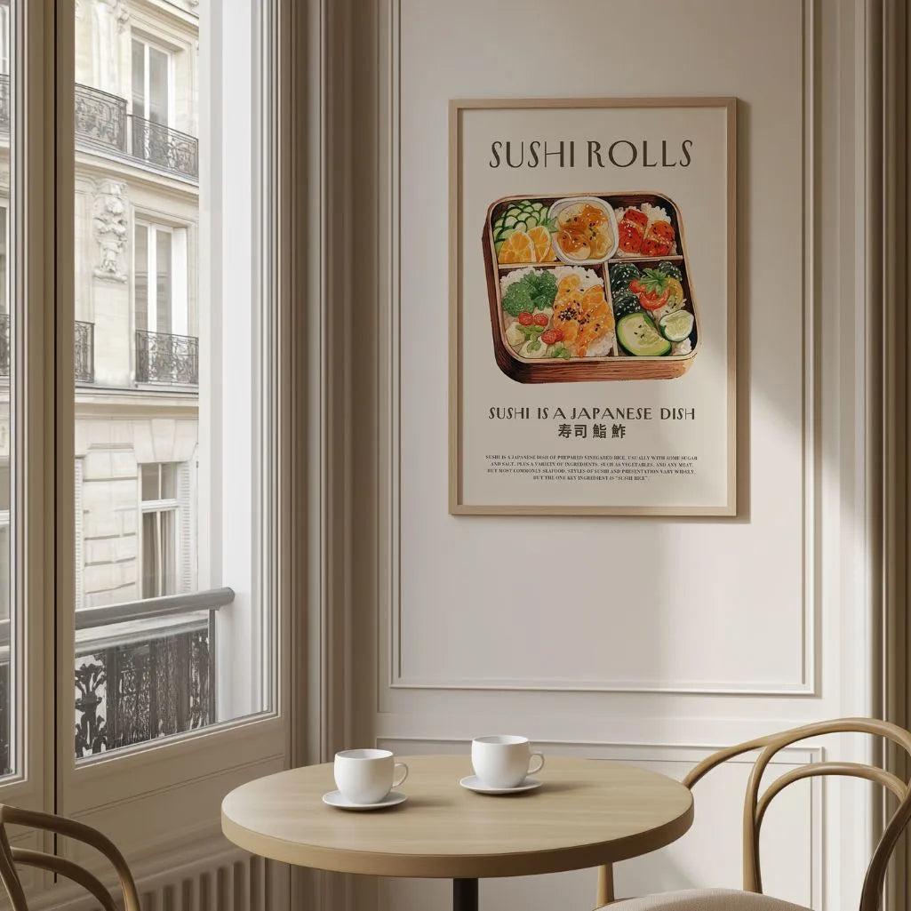 Sushi Bento Fresh Poster