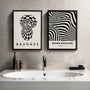 bauhaus geometric illusion poster detail