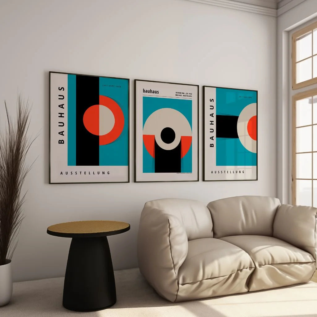 Bauhaus – Set of 3 Posters - Prints