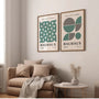 bauhaus mint poster set 2 gallery wall decor
