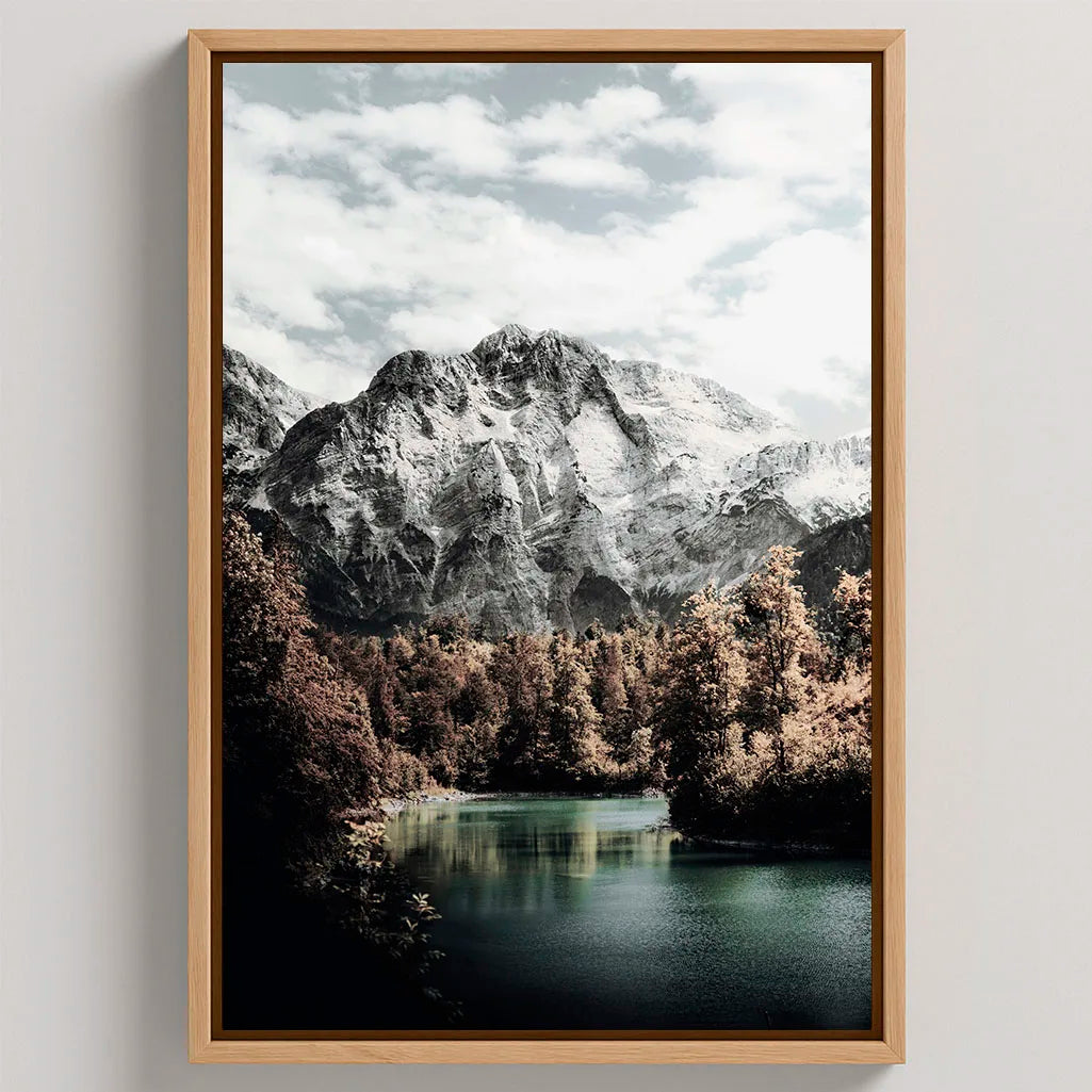 Toile encadrée - Force de la montagne