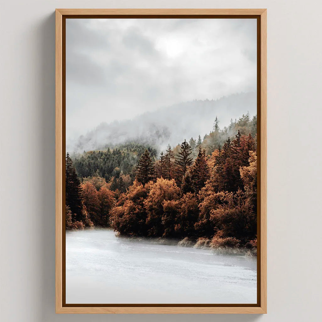 Toile encadrée - Silence de la forêt