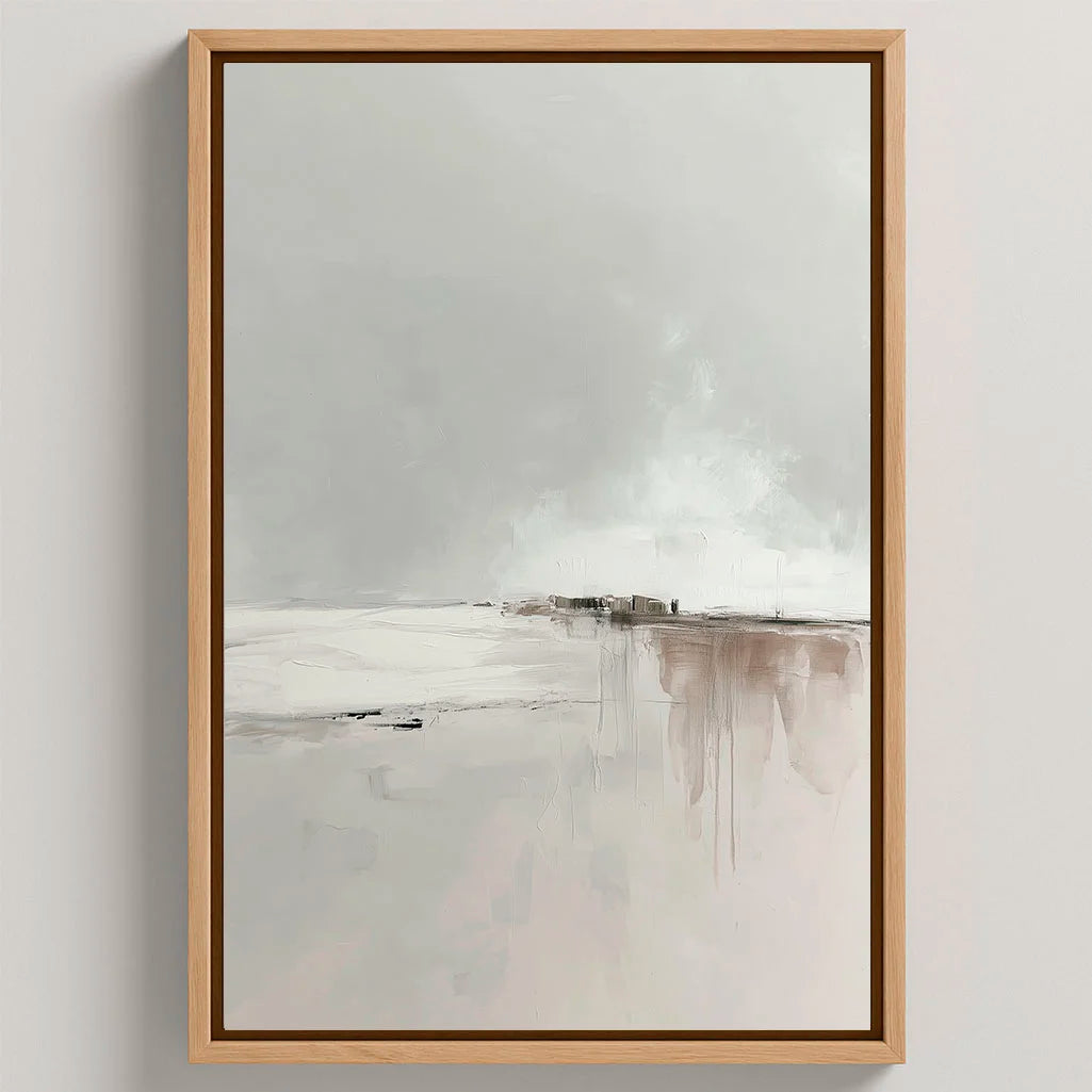 Gerahmtes Leinwandbild – Nordlicht