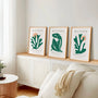 Henri Matisse set of 3 wall art prints – modern Matisse poster set for home decor and interior styling