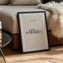 mindfulness quote poster gallery wall neutral decor