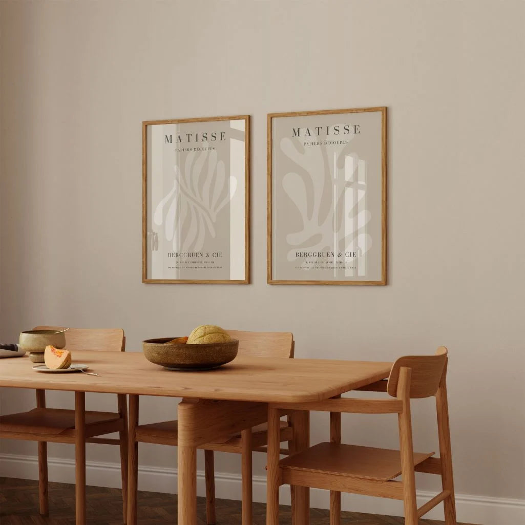 matisse beige cut out detail poster