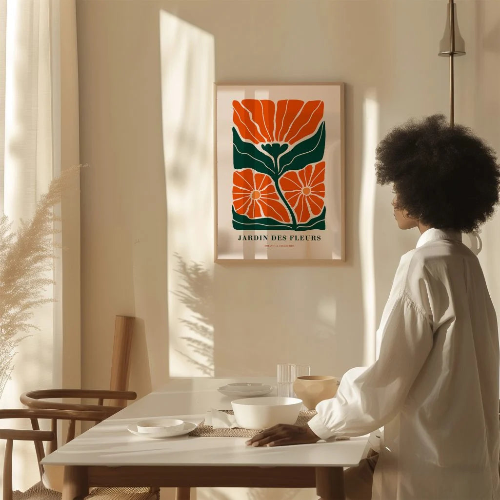 matisse botanical detail poster