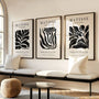 Matisse set of 3 wall art posters – elegant Matisse poster trio for interior decor and contemporary living spaces