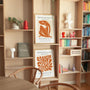 matisse terracotta poster set bedroom wall art