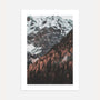 mountain contrast poster alpine landscape wall art