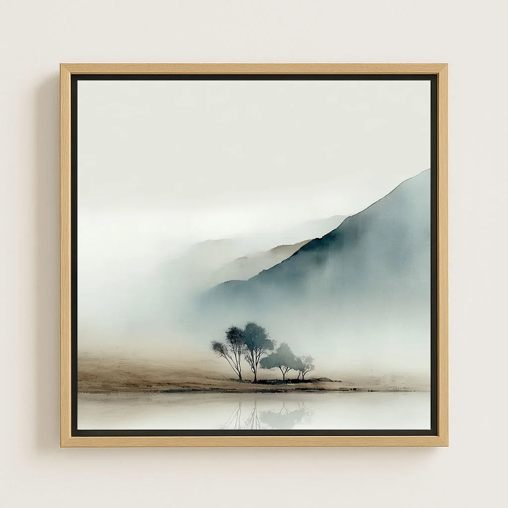 Toile encadrée – Brume du matin
