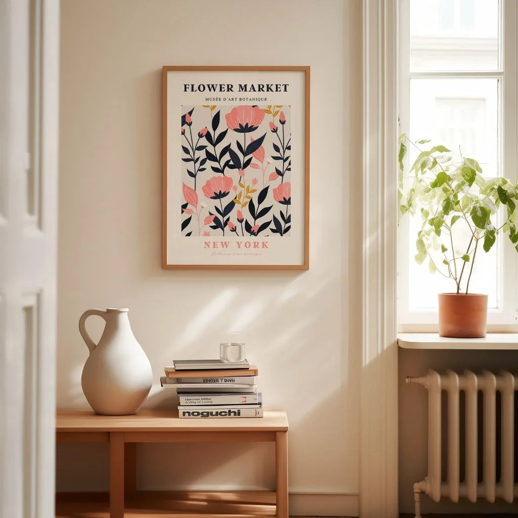 floral wall art modern decor