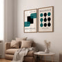 Set of 2 wall art posters – elegant poster duo for interior decor and contemporary living spaces